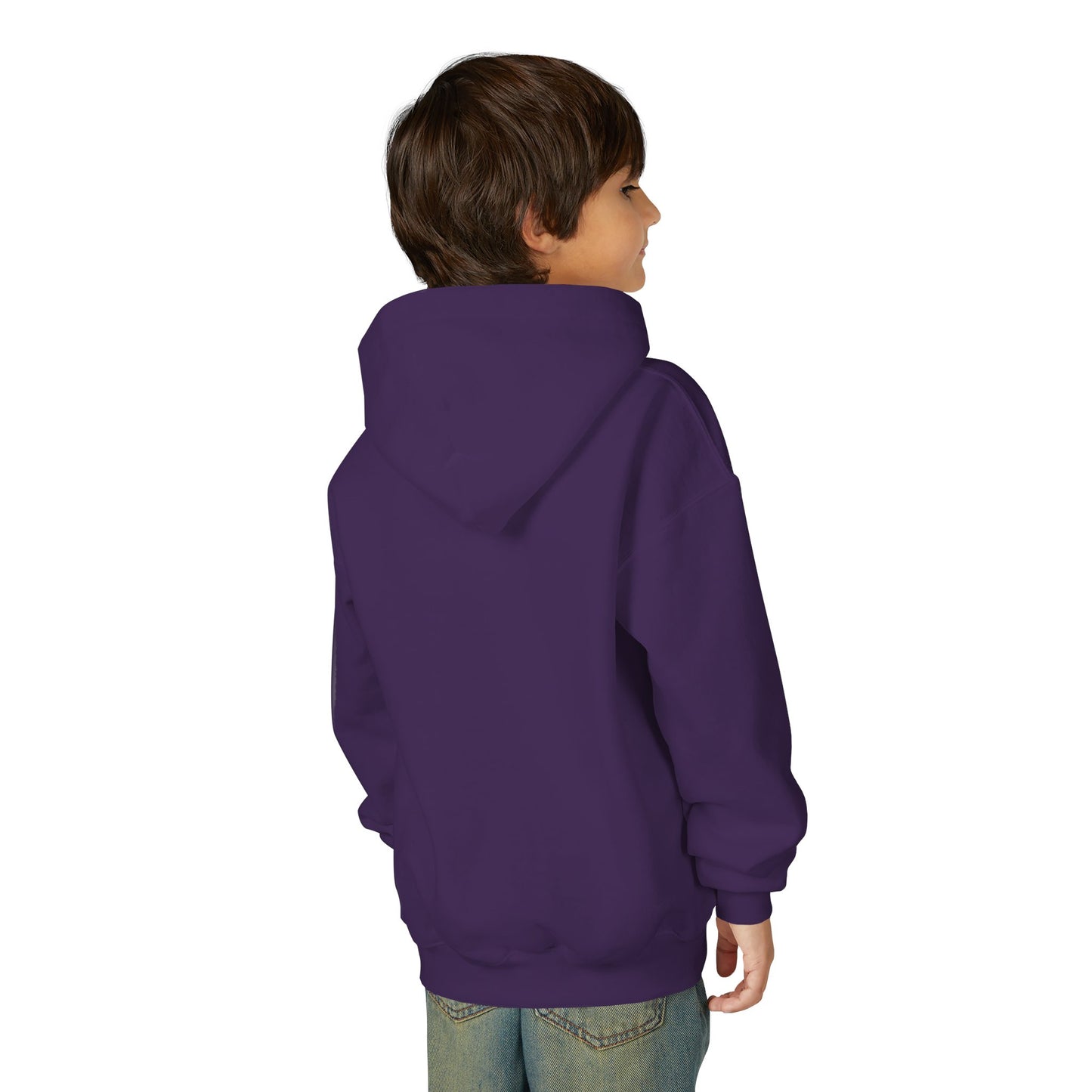 Cute Anime Girl & Puppy Youth Hoodie — Kawaii Kids Pullover for Anime Fans