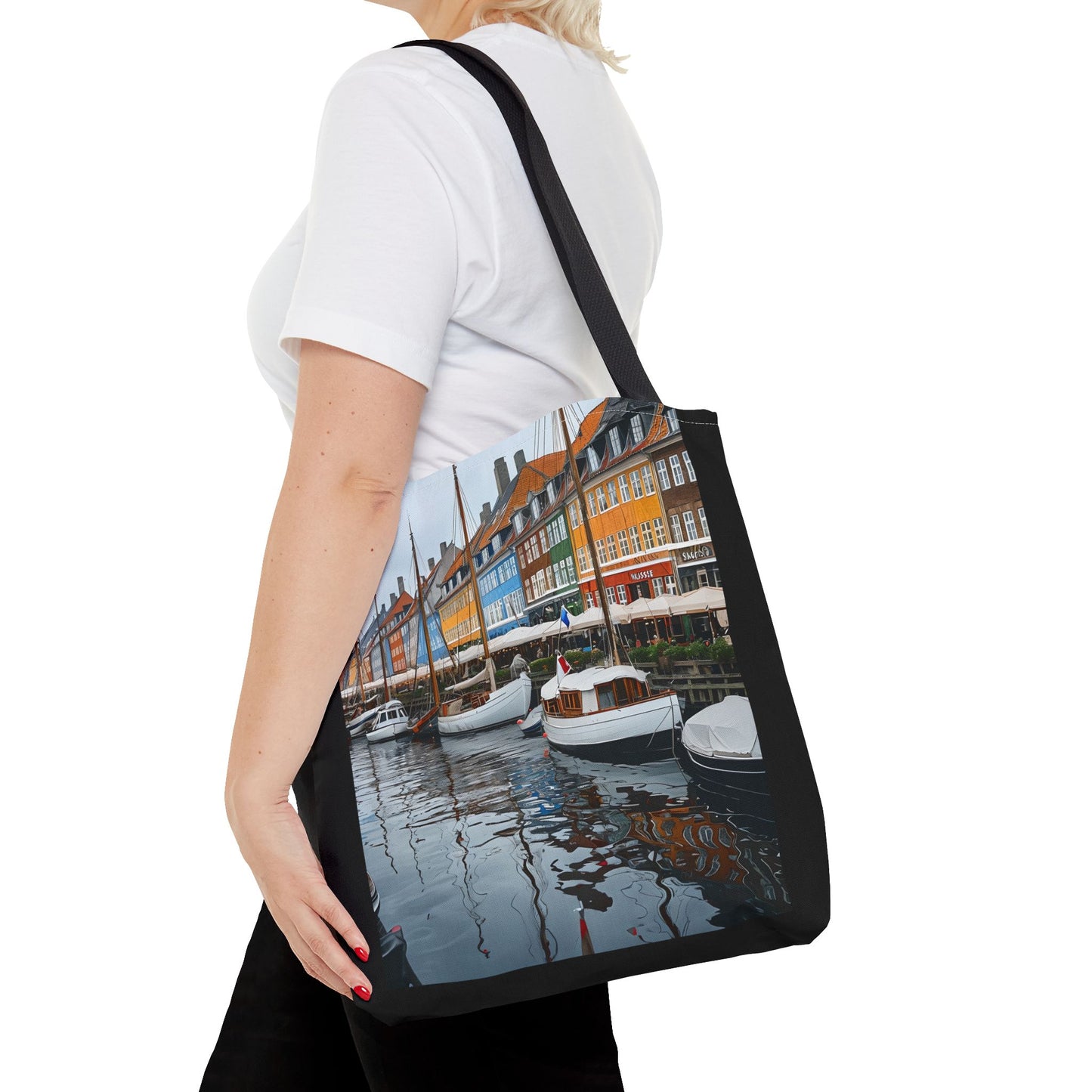 Charming Waterfront Tote Bag | Travel, Shopping,