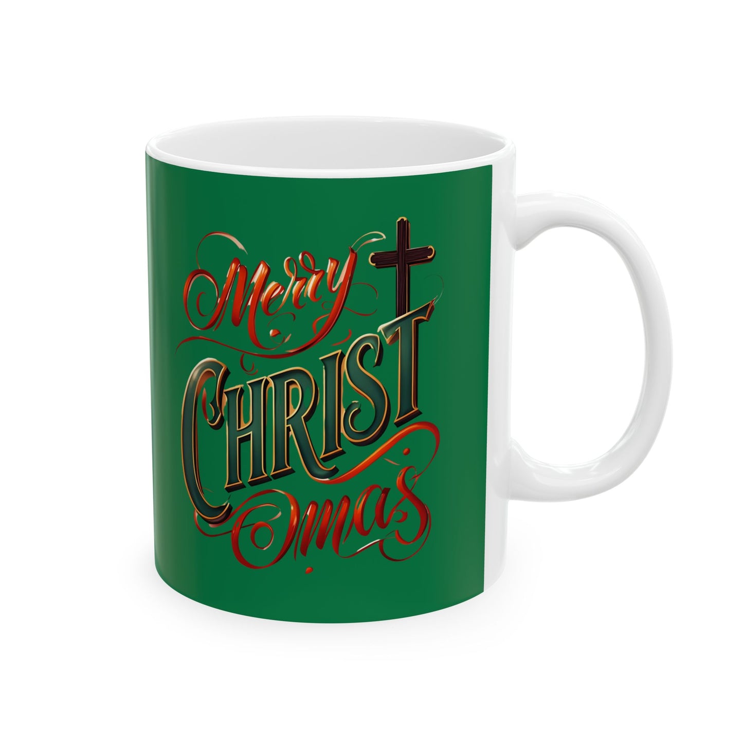 Christmas Ceramic Mug - Festive Holiday Drinkware, Perfect for Gifts, Coffee Lovers, Winter Cheer, Christmas Decor