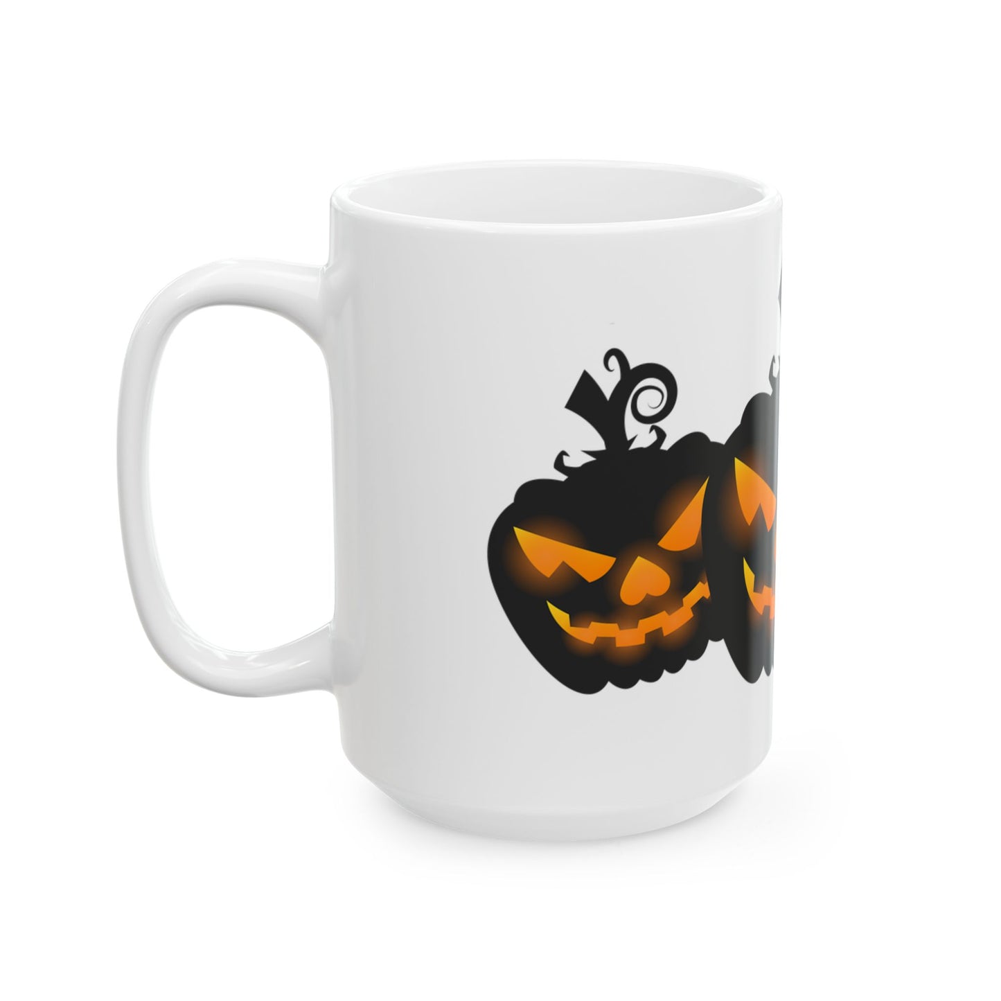 Spooky Pumpkin Ceramic Mug - Perfect for Halloween, Coffee Lovers Gift, Autumn Decor, Tea Time, Pumpkin Spice Enthusiasts