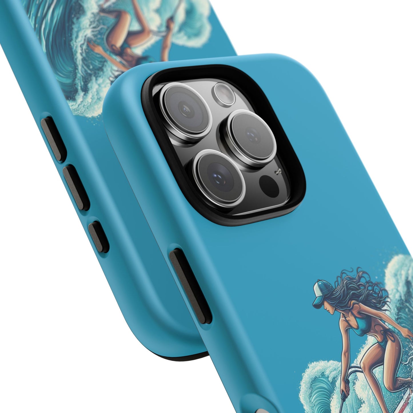 Surfing Phone Case, Coastal Vibes Phone Cover, Tough Cases for Beach Lovers, Ocean Art Phone Accessories, Summer Gift Idea