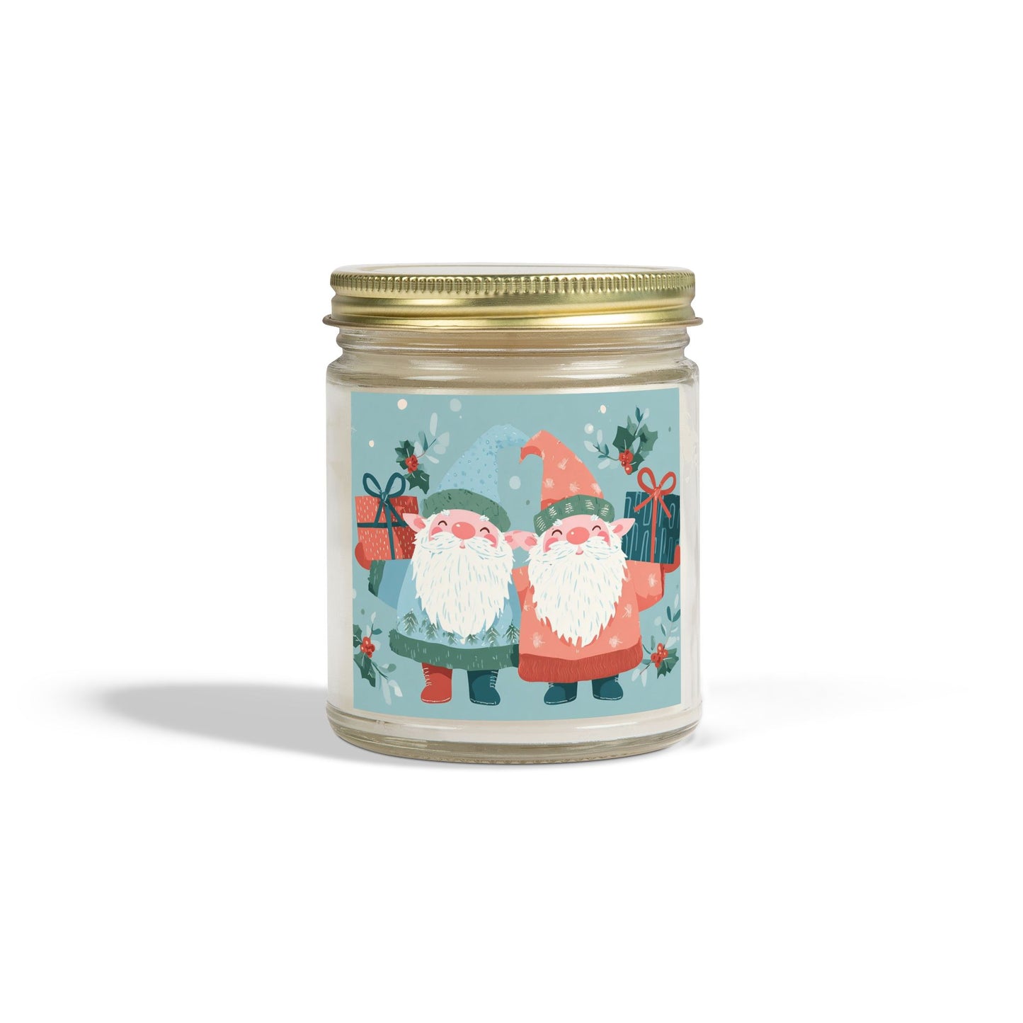 Festive Scented Candles | Coconut Apricot Wax, Holiday Decor, Gifts for Her, Home Fragrance, Christmas, Cozy Atmosphere, Seasonal Decor