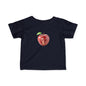 Cute Apple Mouse Infant Tee, Baby Shower Gift, Toddler T-Shirt, Kids Fruit Shirt, Spring Outfit, Playful Everyday Wear