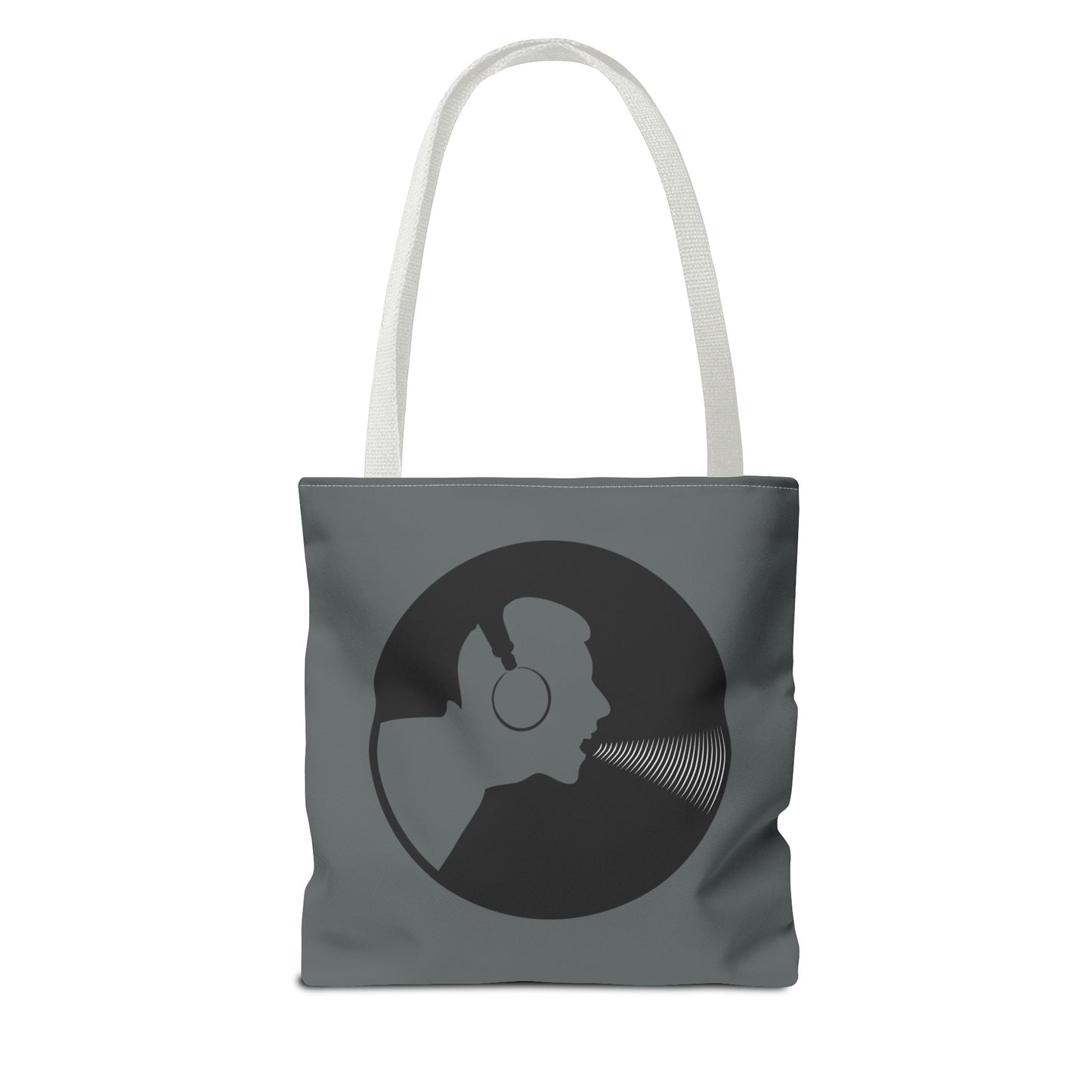 Music Lover's Tote Bag, Stylish Bag for Vinyl Enthusiasts, Gift for Music Lovers, Unique Shopping Tote, Record Player Accessory