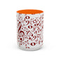 Accent Coffee Mug (11, 15oz) - Musical Notes