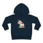 Cute Cow Toddler Pullover Fleece Hoodie, Kids' Hoodie, Animal Hoodie, Cozy Kids Apparel, Fun Gifts for Toddlers, Birthday Gift