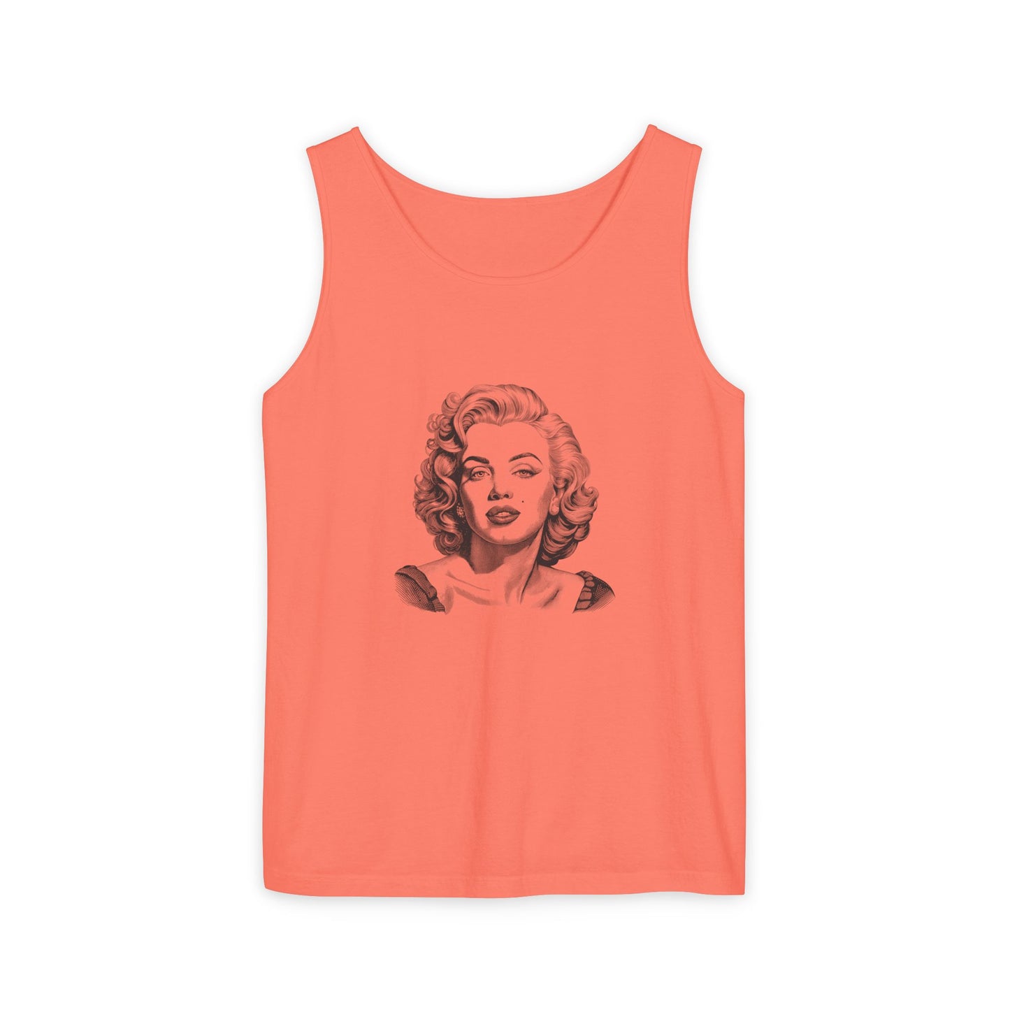 Vintage Marilyn Monroe Tank Top for Unisex, Retro Beachwear, Summer Casual Style, Gift for Movie Lovers, Classic Graphic Apparel