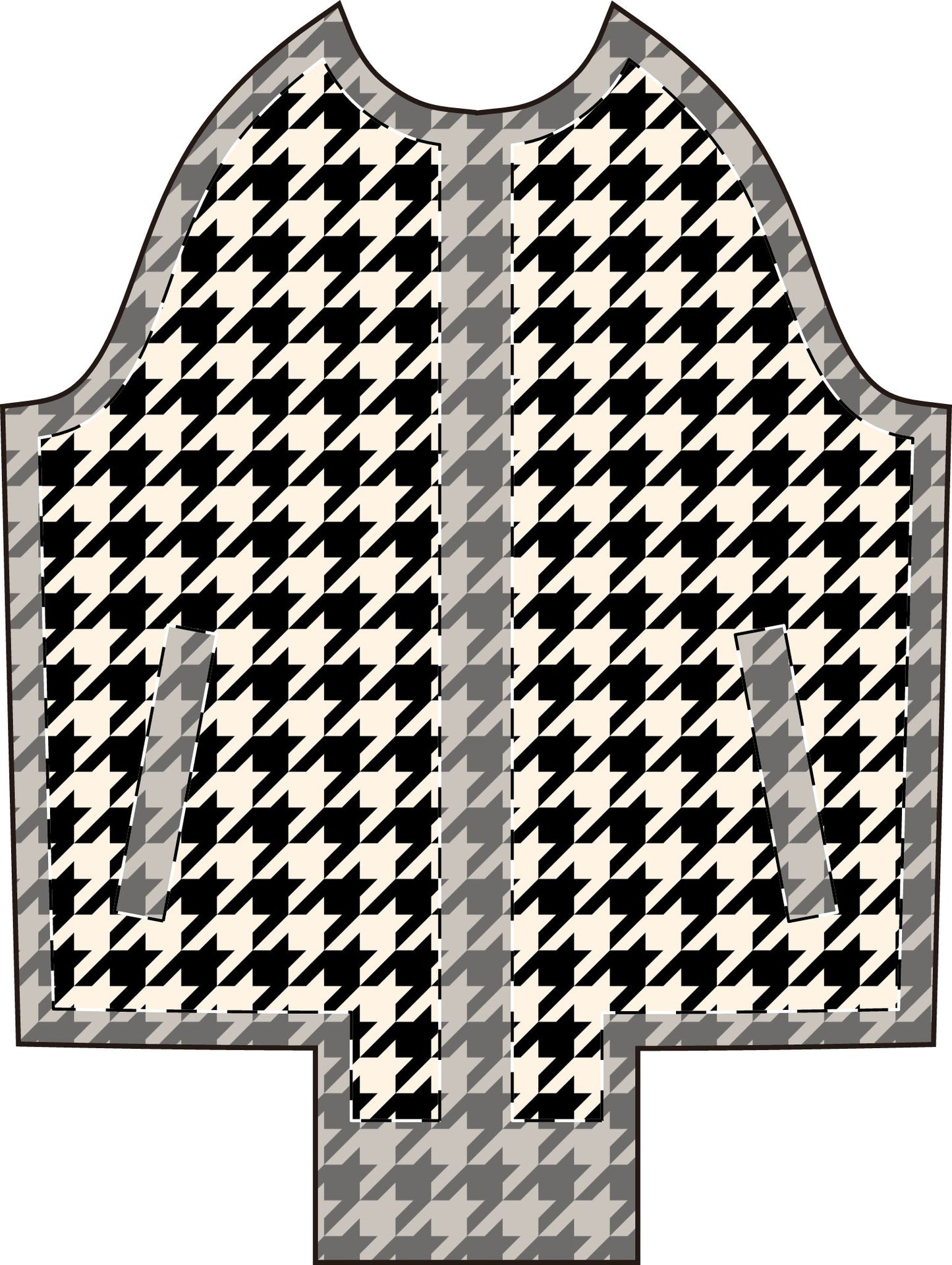 Chic Houndstooth Varsity Jacket, Women’s Fashion Statement, Casual Layering, Trendy Outerwear, Sporty & Stylish Jacket, Ideal for [...]