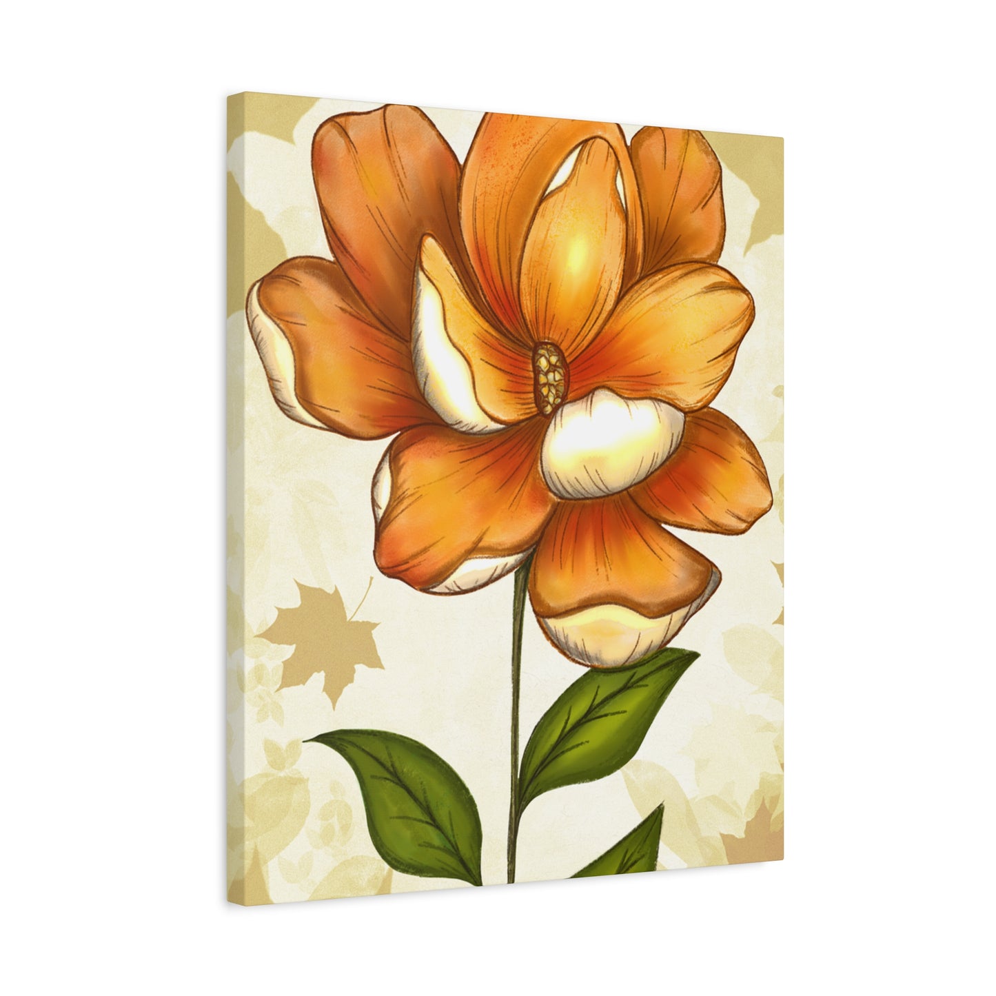 Copy of Matte Canvas, Stretched, 1.25" Tulips Pink and Purple Flowers