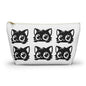 Cute Cat Accessory Pouch, Makeup Bag, Zipper Pouch, Gift for Cat Lovers, Organizer for School, Travel Essentials