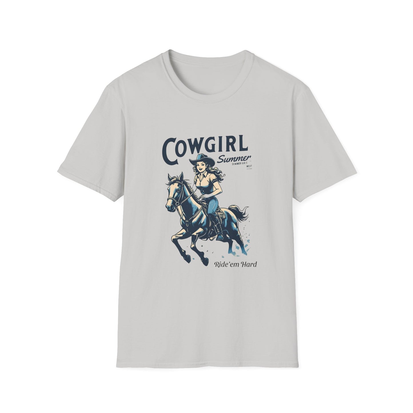 Cowgirl Summer Soft style T-Shirt for Horse Lovers