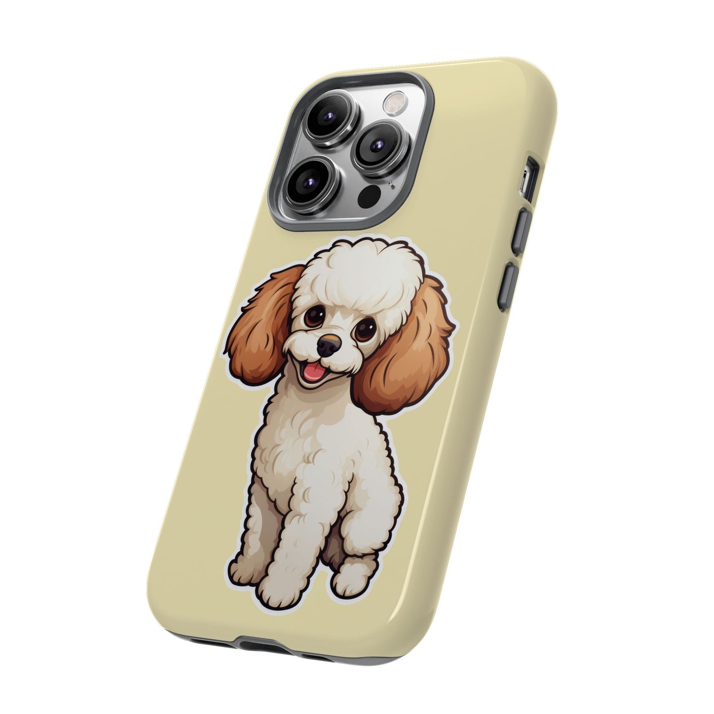 Cute Dog Phone Case, Pet Lover Gift, Custom Phone Cover, Cartoon Dog Case, Durable Phone Accessory