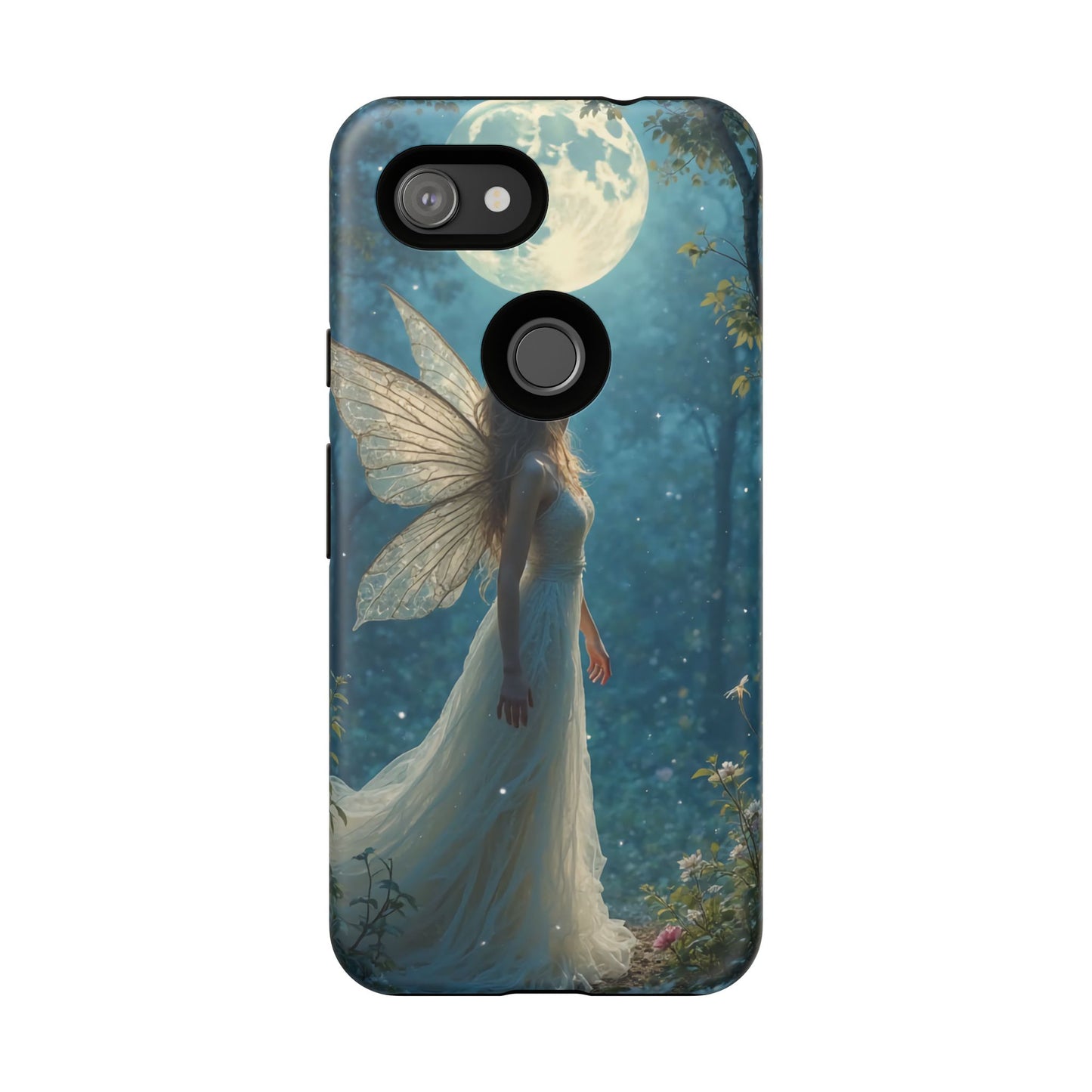 Fairy Moon Phone Case | Tough Cases for Nature Lovers, Fantasy Gift, Boho Phone Accessory, Ethereal Aesthetic, Magical Design