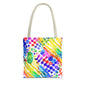 Colorful Abstract Tote Bag, Beach Bag, Shopping Bag, Summer Accessory