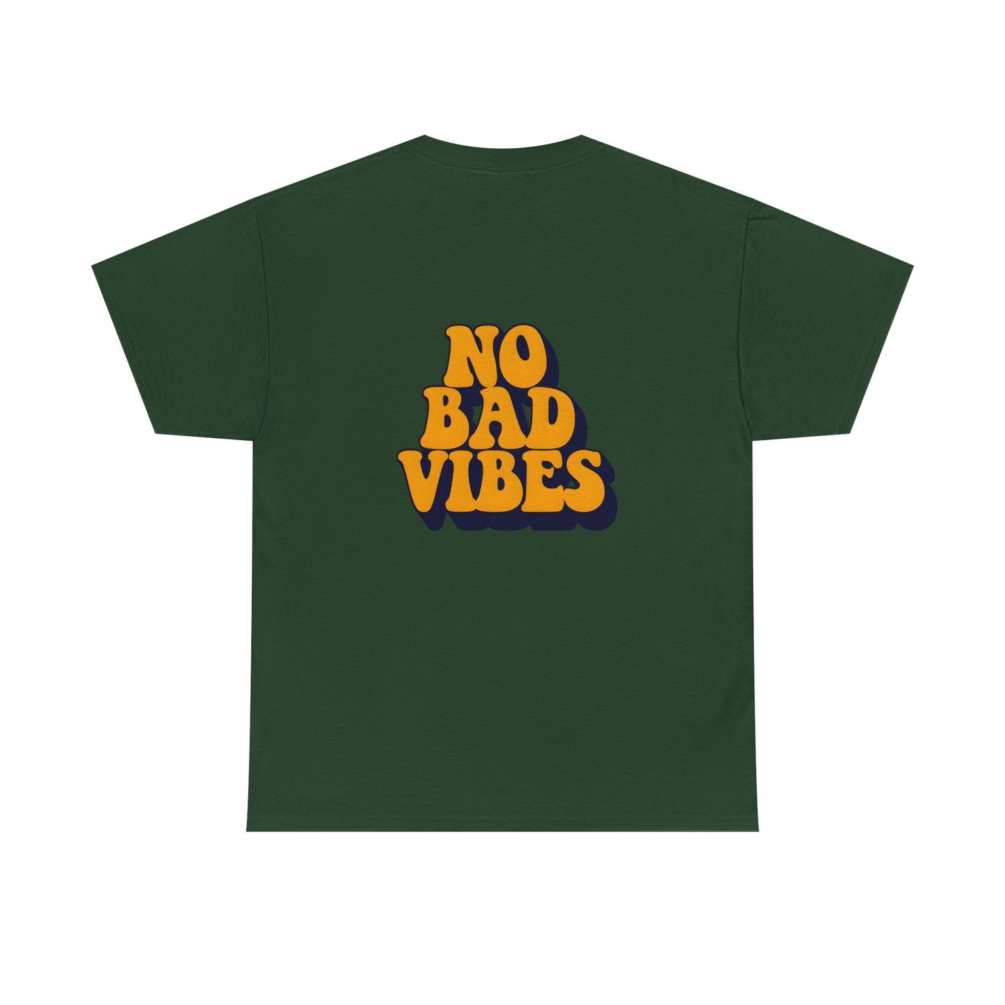 Good Vibes Only Unisex Heavy Cotton Tee, Casual Tee, Positive Message Shirt, Summer Fashion, Gift for Friends, Outdoor Wear