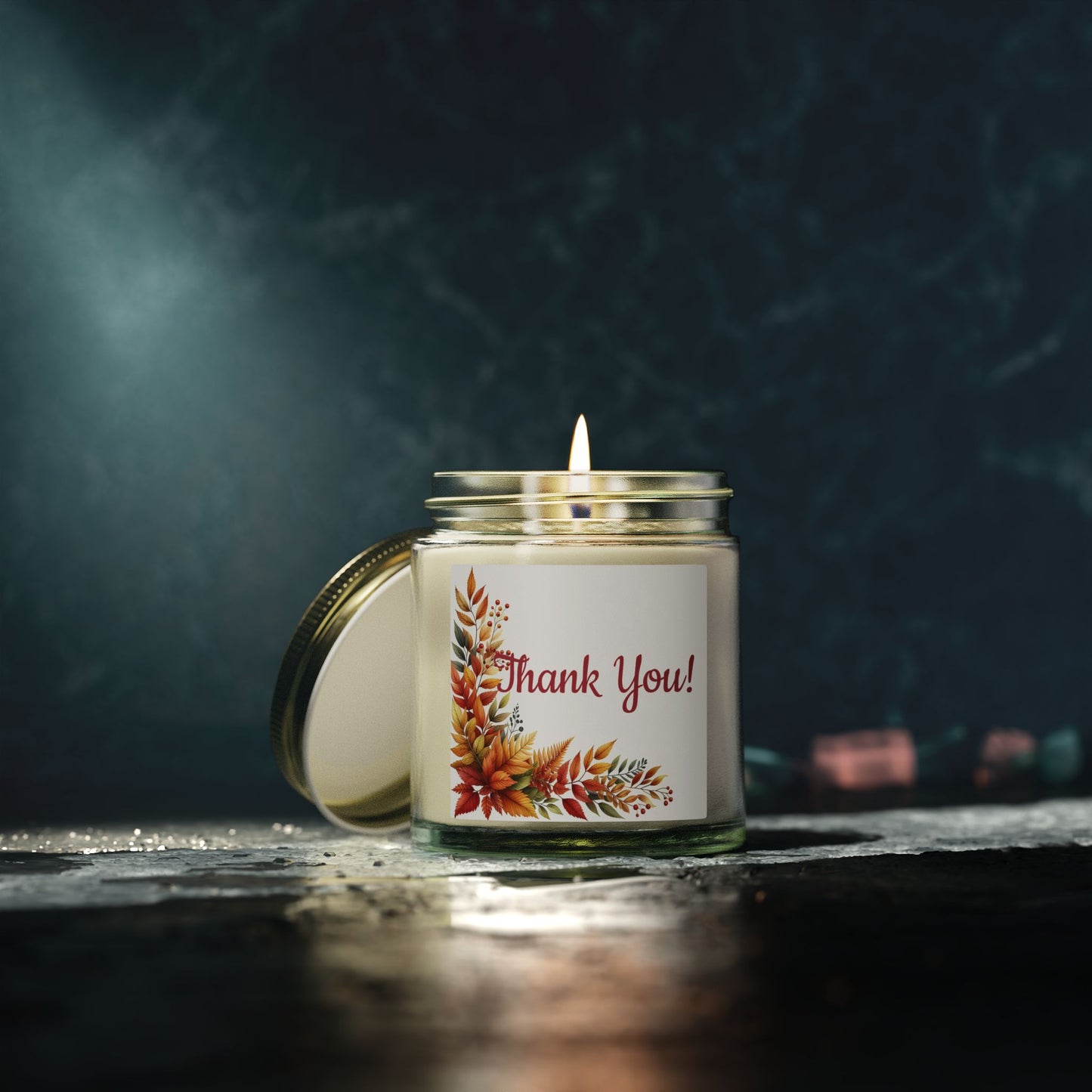 Thank You Scented Candle — Coconut Apricot Wax (4oz/9oz)
