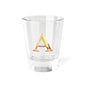 Personalized Shot Glass with Initial A, Custom Barware, Gift for Him