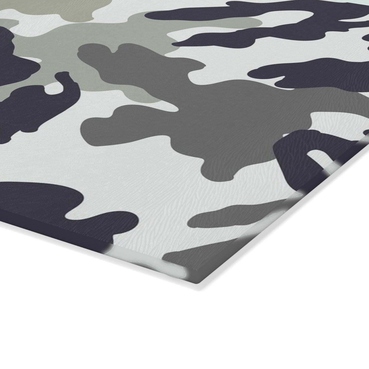 Camouflage Glass Cutting Board, Modern Kitchen Decor, Unique Gift, Cooking Accessory, Home Chef Must-Have
