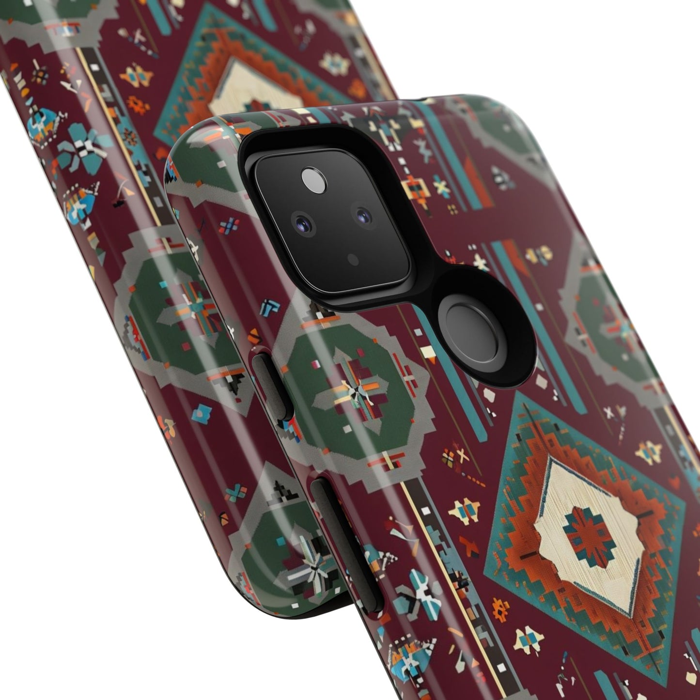 Tribal Pattern Phone Case - Boho Chic, Tough Durable Cover, Stylish Tech Accessory, Gift for Him/Her, Festival Essentials