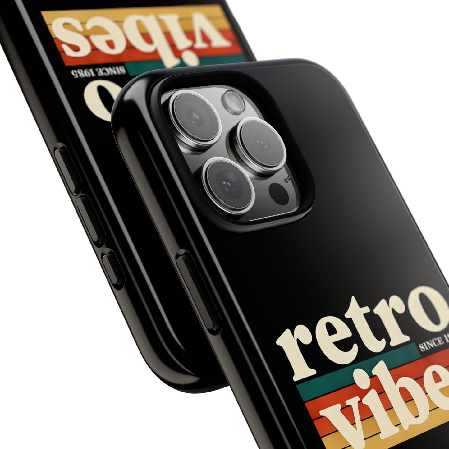 Retro Vibes Phone Case, Tough Phone Cover, Vintage Style Case, Gift for Music Lovers, Retro Aesthetic Accessory
