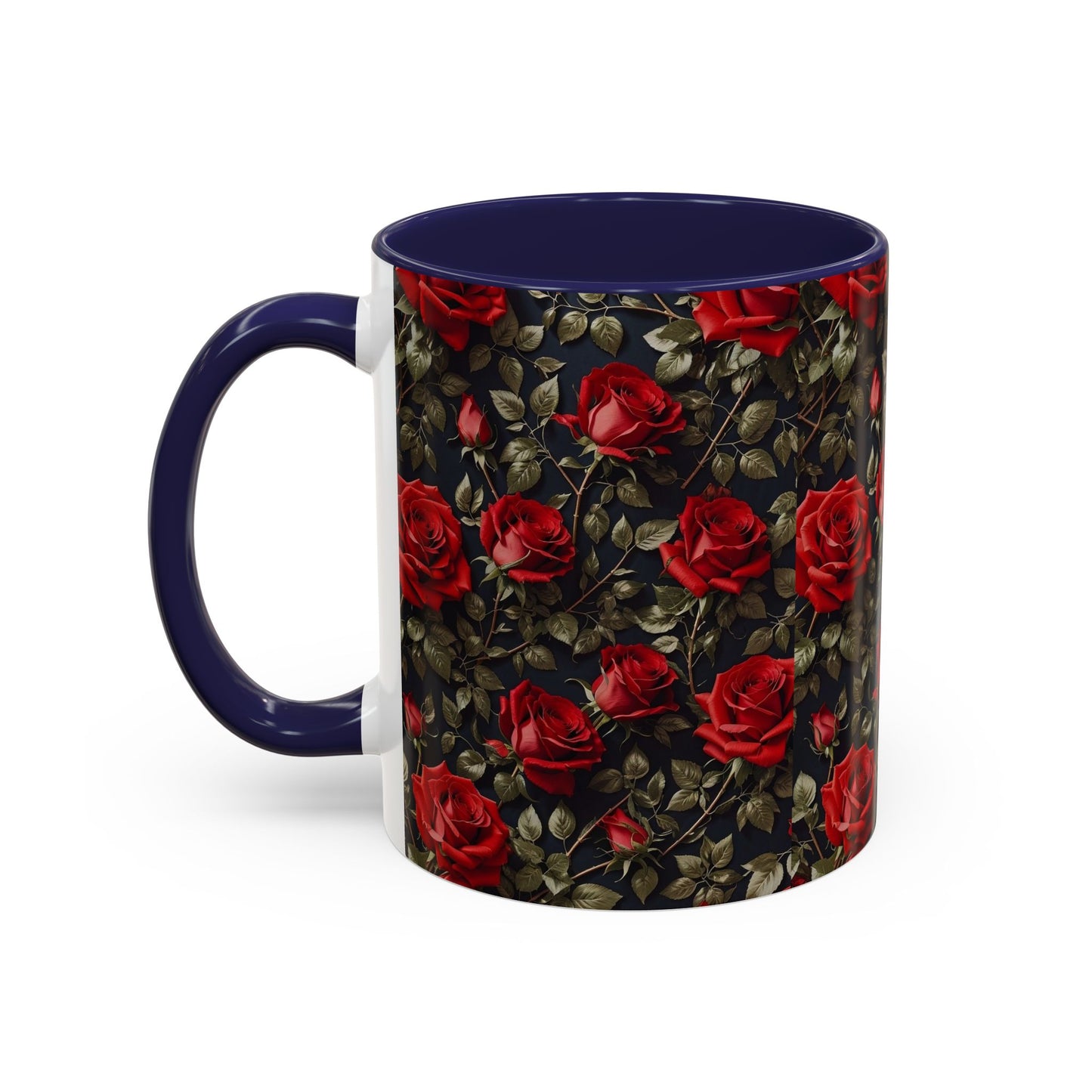 Elegant Floral Accent Coffee Mug - Perfect for Garden Lovers, Home Decor, Gift for Her, Tea Lovers, Mother's Day