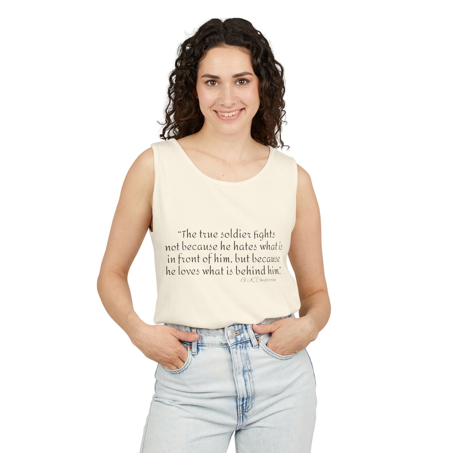 Inspirational Quote Tank Top for Men Women