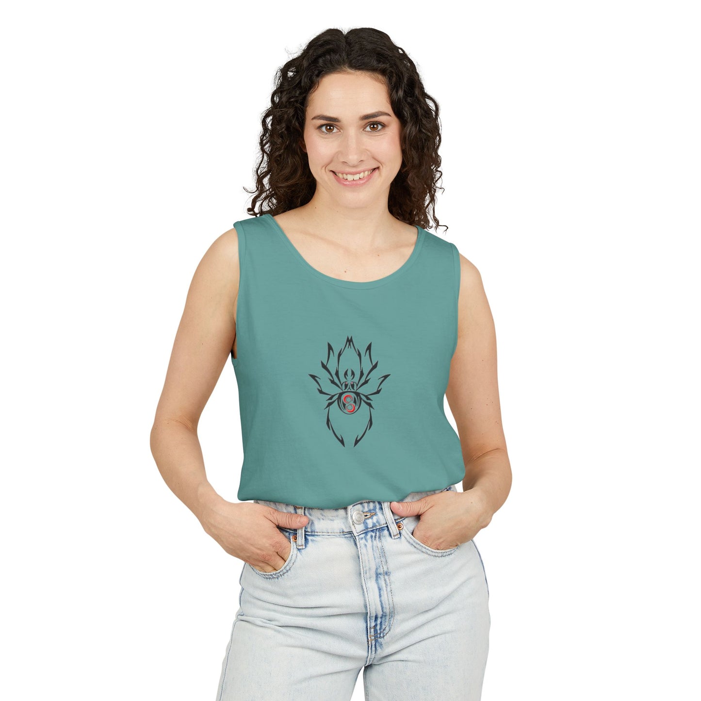 Garment-Dyed Tank Top - Beach Vibes, Summer Essential, Casual Wear, Gift for Ocean Lovers, Relaxed Style