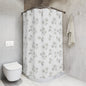 Elegant Floral Shower Curtain, Bathroom Decor, Modern Home Accessory, Spring Vibes, Gift for Her, Floral Interior Design