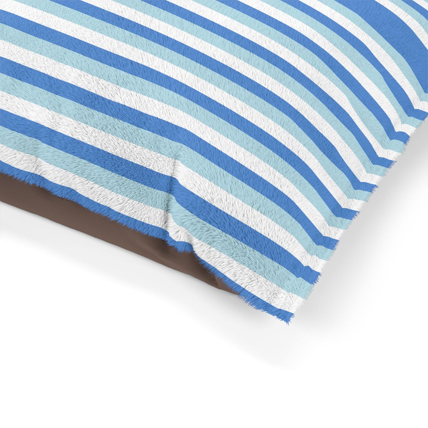 Cozy Coastal Striped Pet Bed | Soft Pet Cushion for Dogs & Cats, Dog Bed, Cat Bed, Striped Pet Pillow, Indoor Pet Furniture