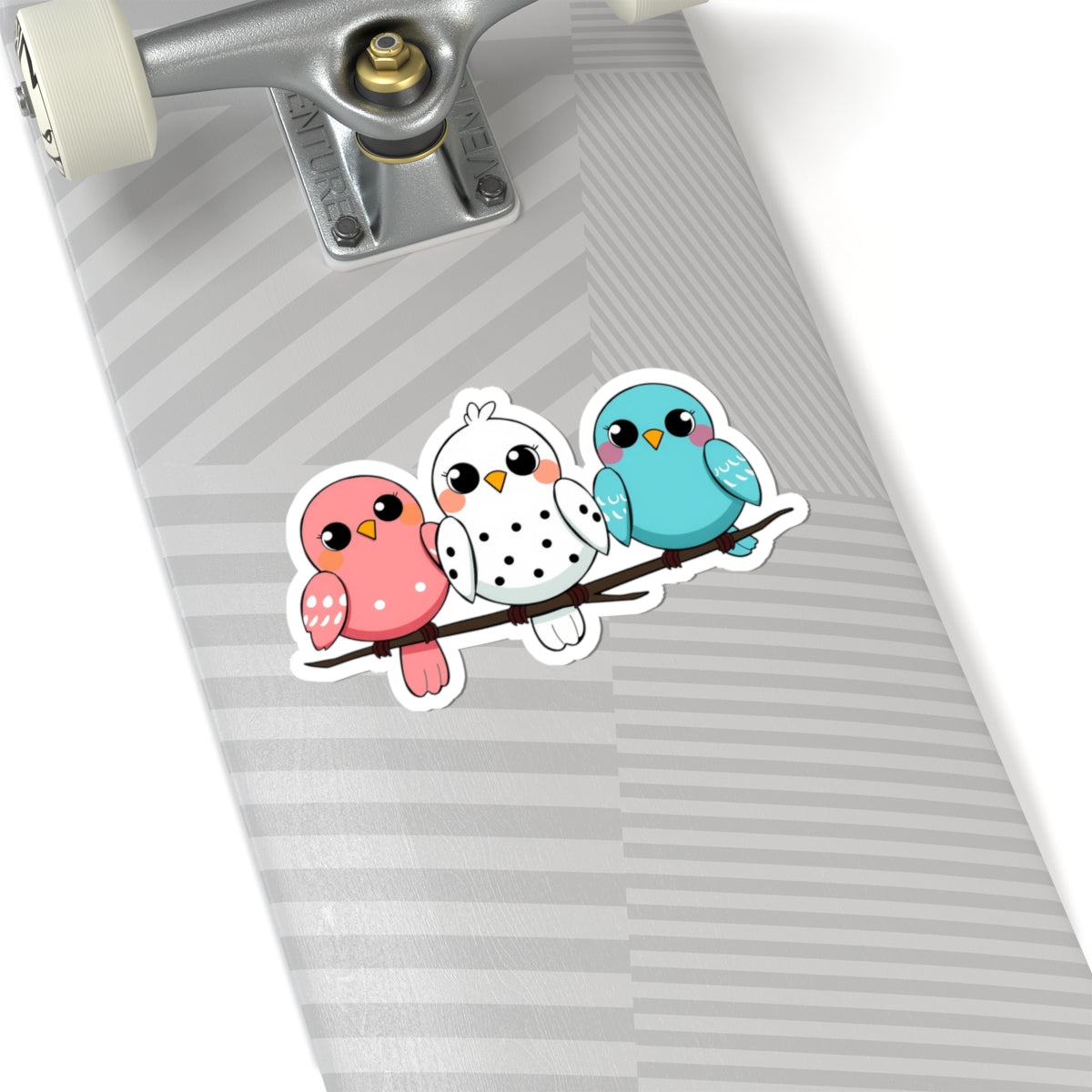 Adorable Bird Kiss-Cut Stickers - Cute Bird Stickers, Laptop Accessories, Gift for Bird Lovers, Journal Decor, Kids Stickers