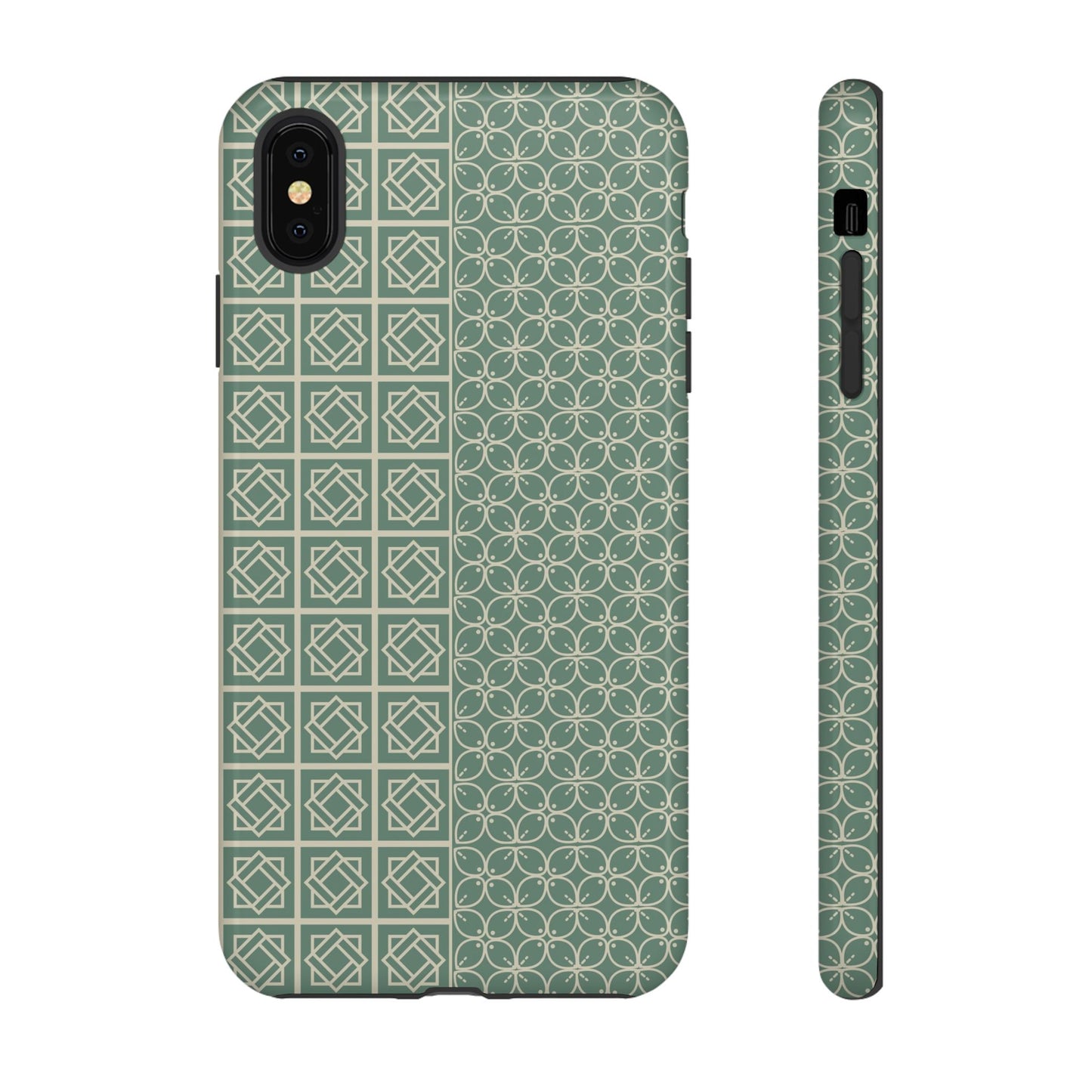 Stylish Phone Case with Geometric Patterns, Tough Cases, Durable Cell Phone Cover, Trendy Smartphone Accessory, Functional Gift Idea