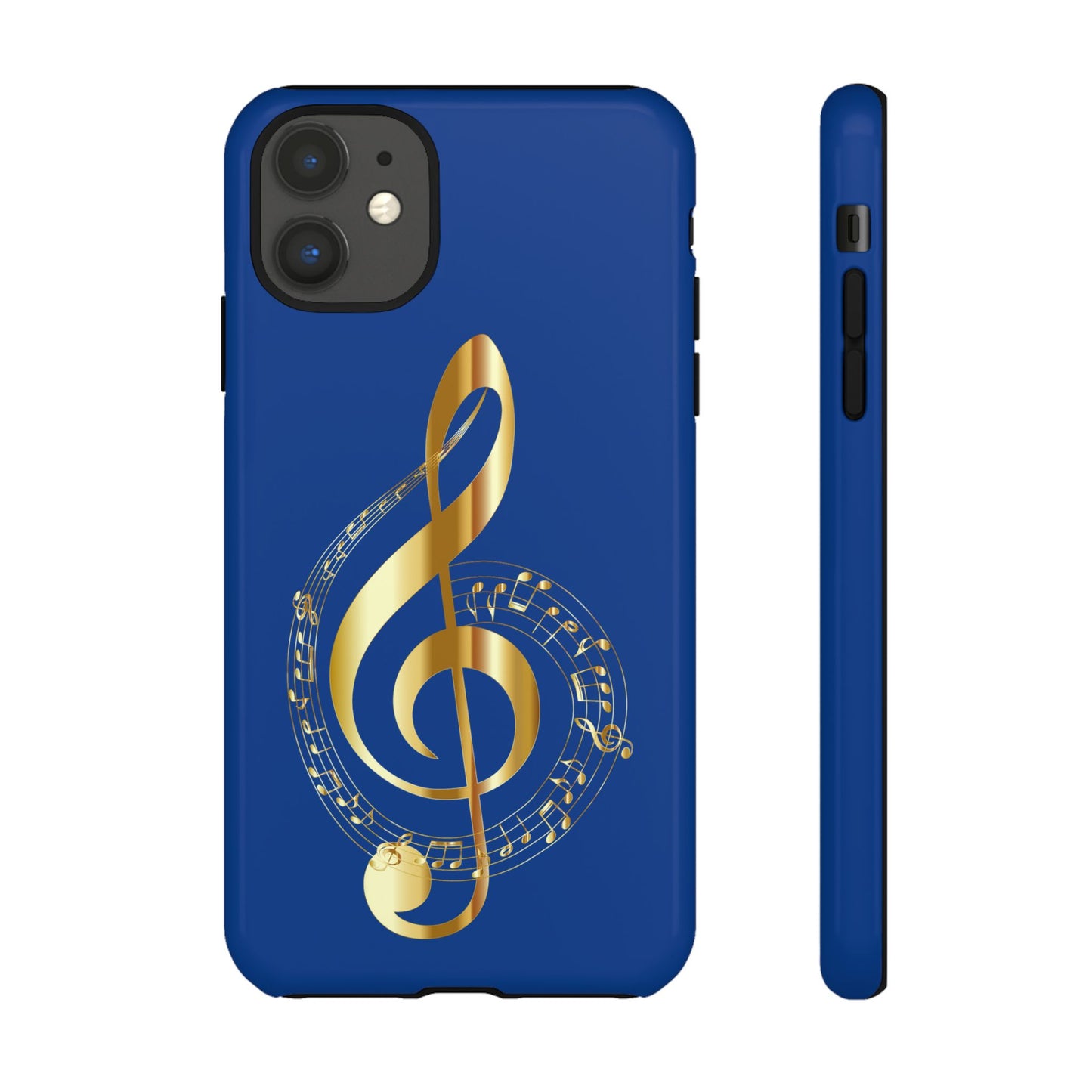 Tough Cases Blue and Gold Musical Note