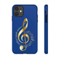 Tough Cases Blue and Gold Musical Note