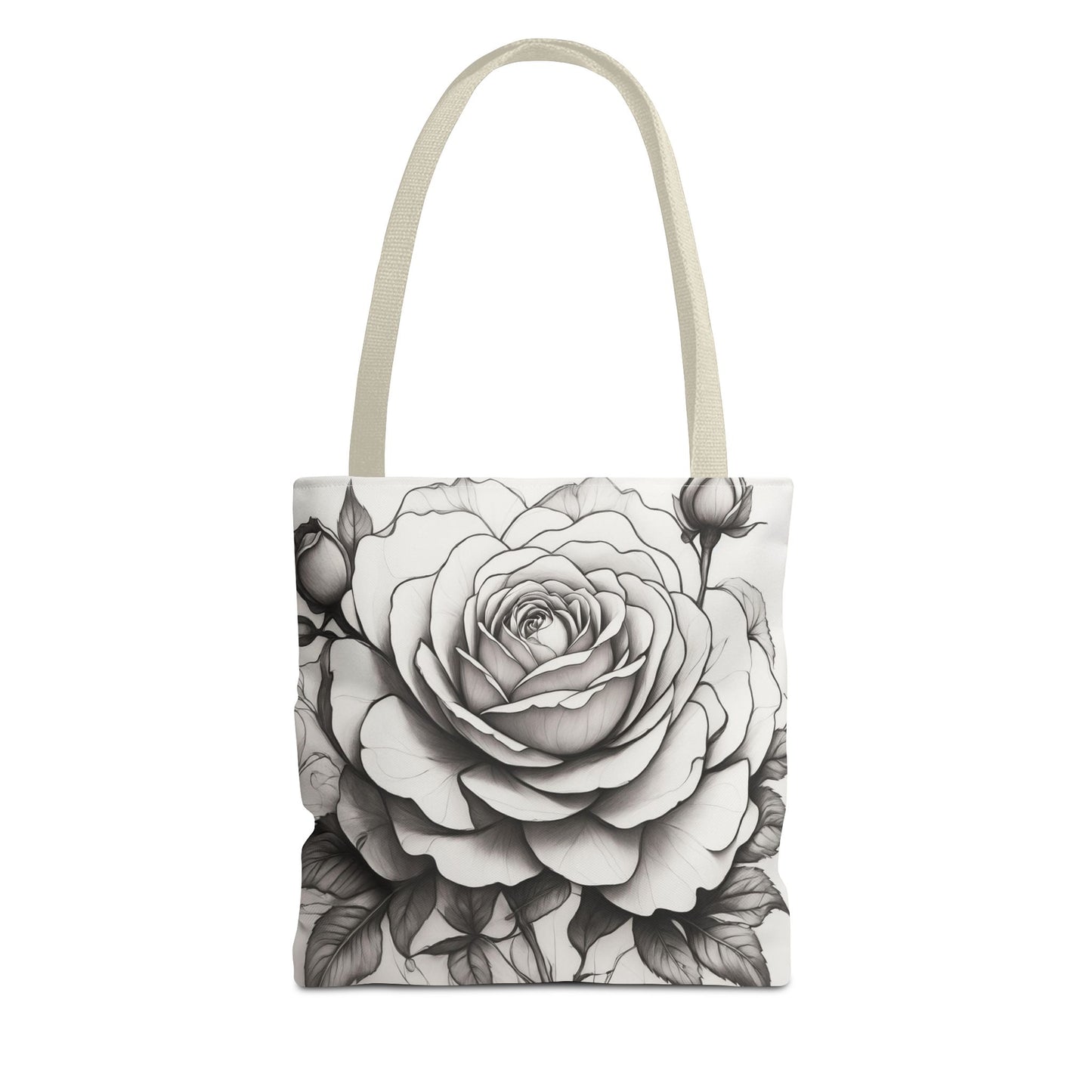 Elegant Floral Tote Bag, Garden Lover Gift, Shopping Bag, Art Print Tote, Mother's Day Gift, Eco-Friendly Canvas Bag
