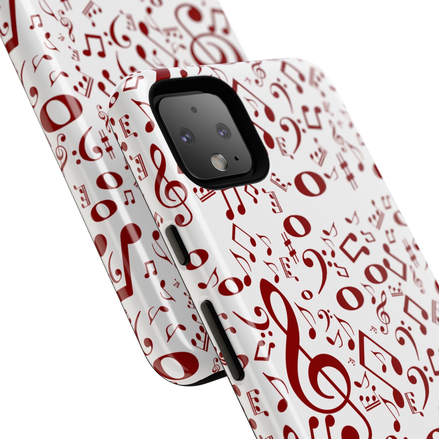 Musical Note Phone Case, Tough iPhone Cover, Gift for Musicians, Customizable, Music Lover's Accessory, Durable Phone Protection