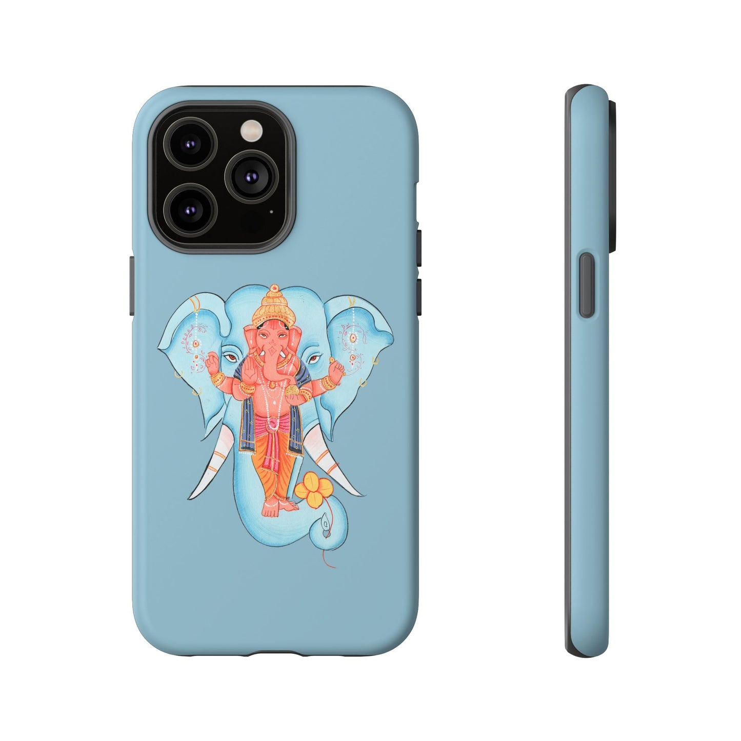 Tough Cases: Ganesh-Inspired Phone Case, Bohemian Phone Cover, Hindu Art Accessory, Festival Gift, Protective Phone Shell