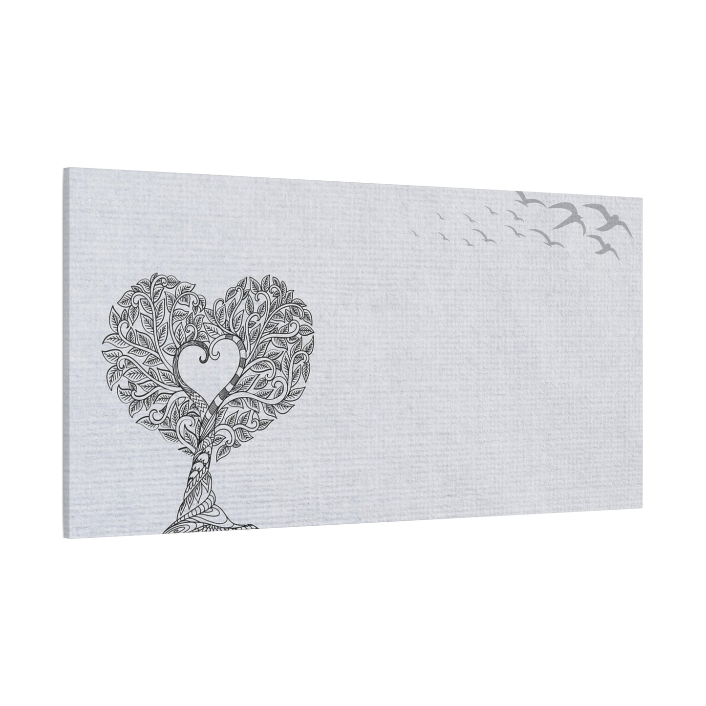 Matte Canvas, Stretched, 1.25" - Heart Tree