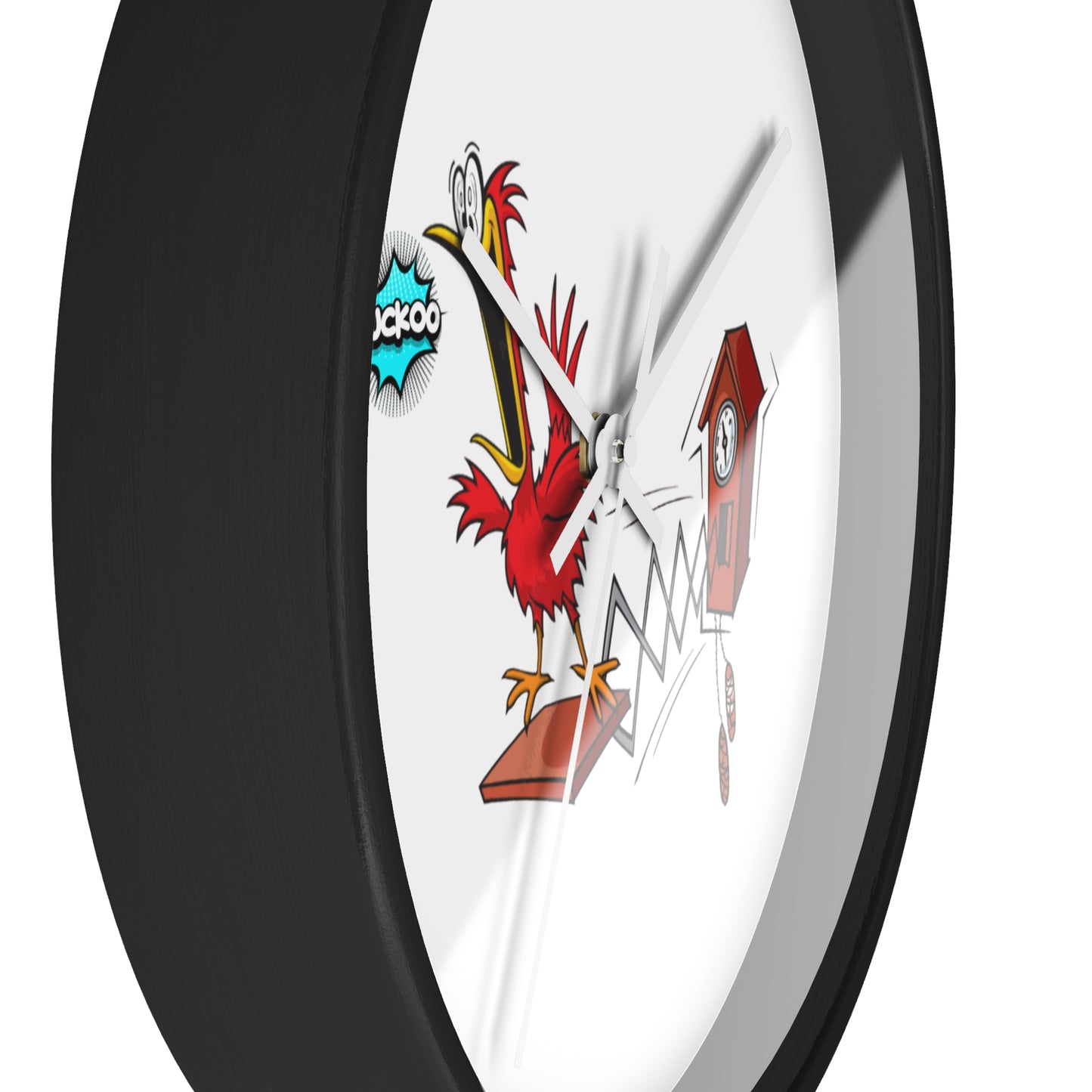 Quirky Rooster Cuckoo Wall Clock, Fun Home Decor