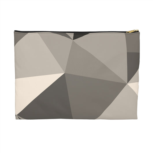 Modern Geometric Accessory Pouch, Stylish Makeup Bag, Travel Organizer, Gift for Her, Trendy Purse, Daily Essentials Holder