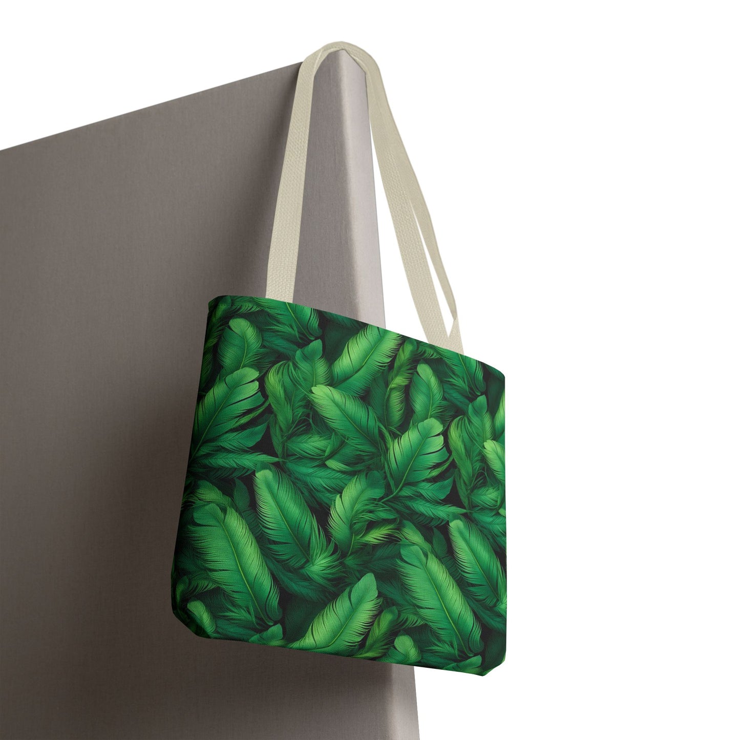Tropical Leaf Tote Bag, Eco-Friendly Shopping Bag, Beach Day Essential, Vacation Accessory, Summer Gift Idea