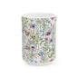 Ceramic Mug, (11oz, 15oz) - wildflowers