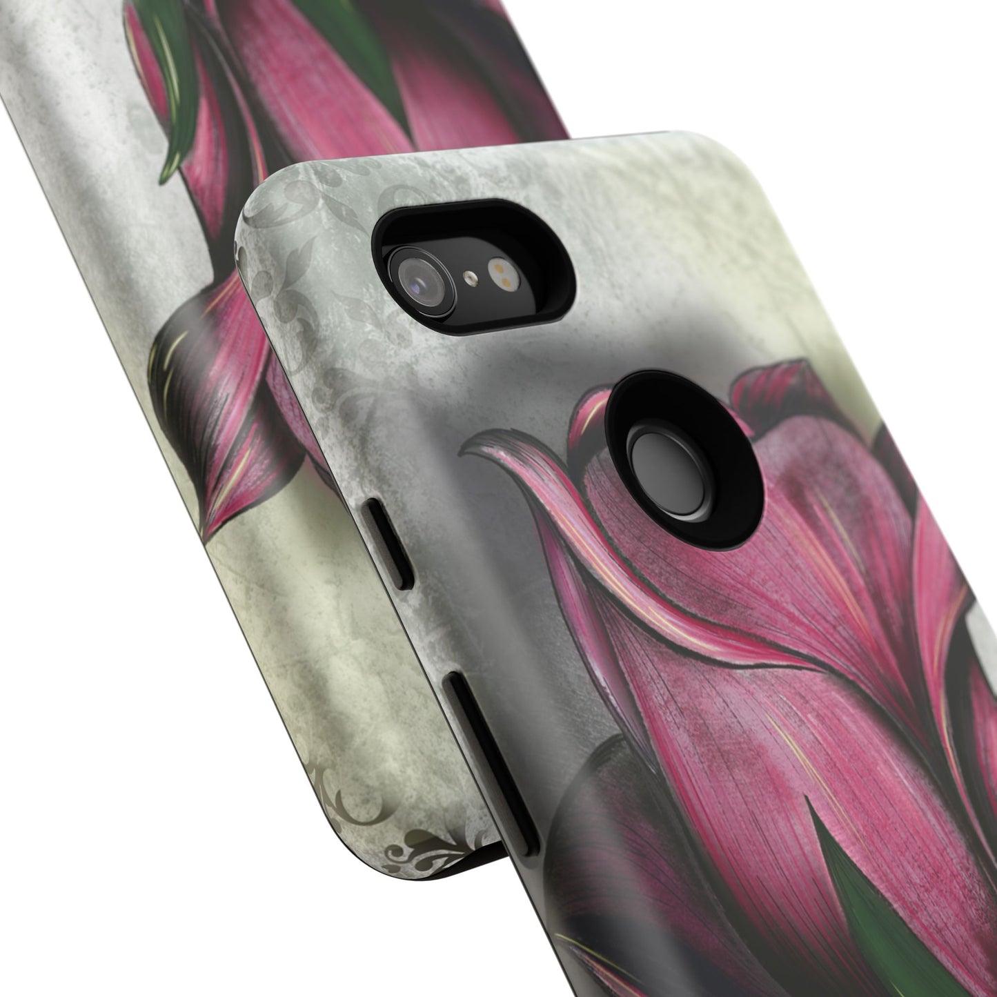 Rose Phone Case – Tough Cases, Floral Phone Cover, Gift for Her, Minimalist Design, Nature Lover's Accessory, Birthday Gift Idea
