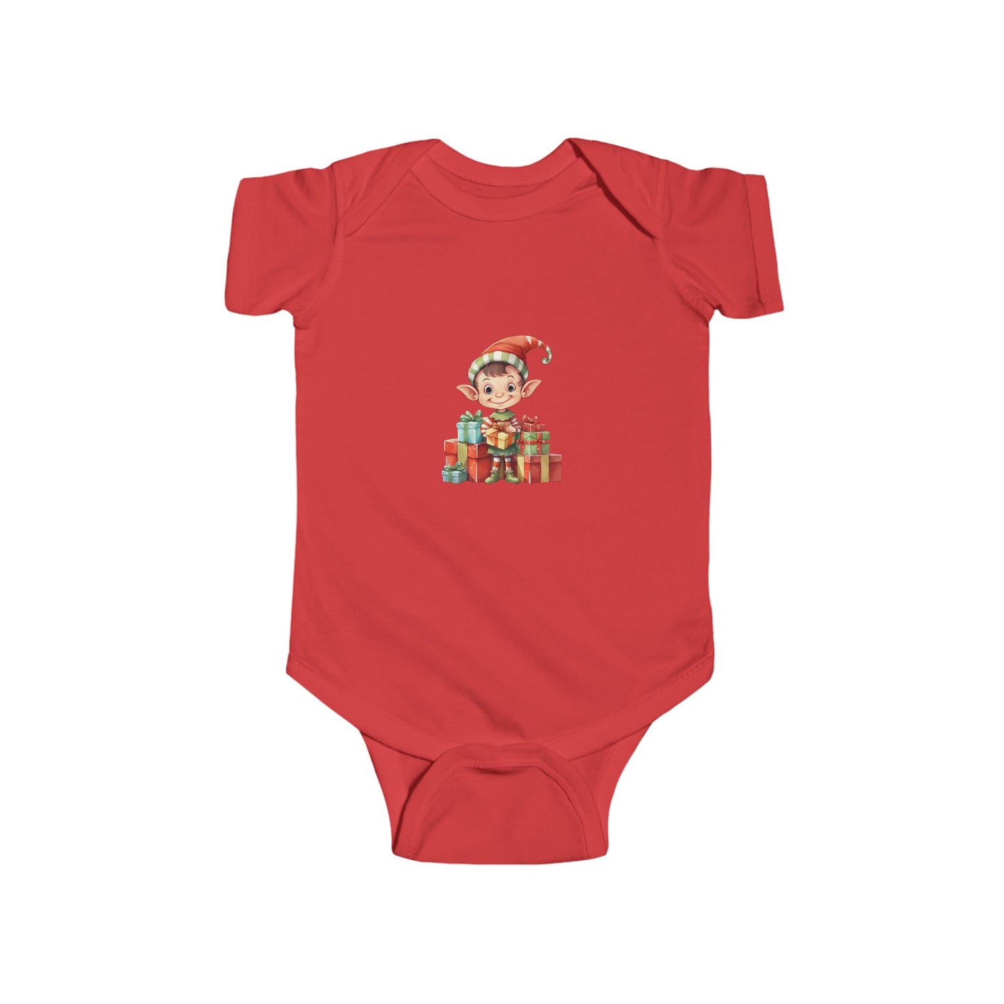 Christmas Elf Baby Bodysuit, Cute Holiday Infant Outfit, Newborn Gift, Festive Baby Apparel, Xmas Baby Clothes