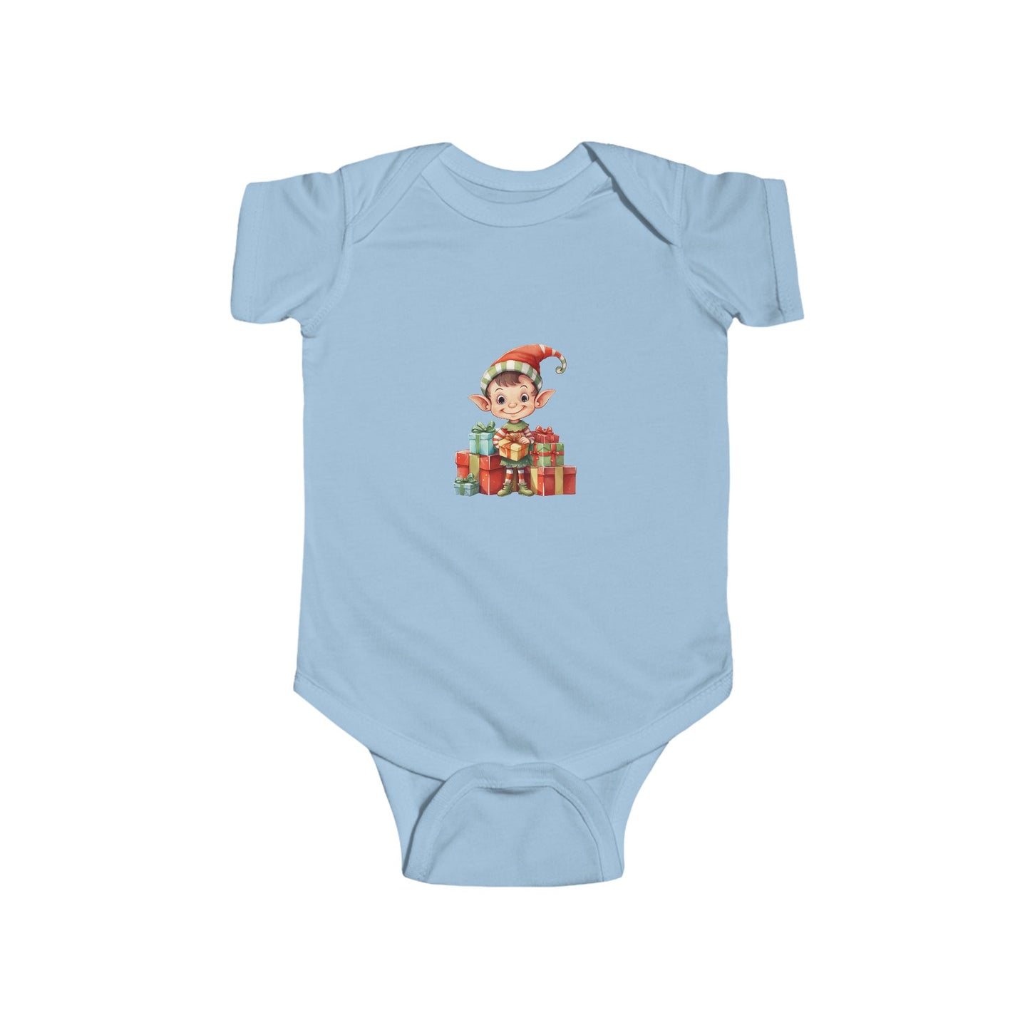Christmas Elf Baby Bodysuit, Cute Holiday Infant Outfit, Newborn Gift, Festive Baby Apparel, Xmas Baby Clothes