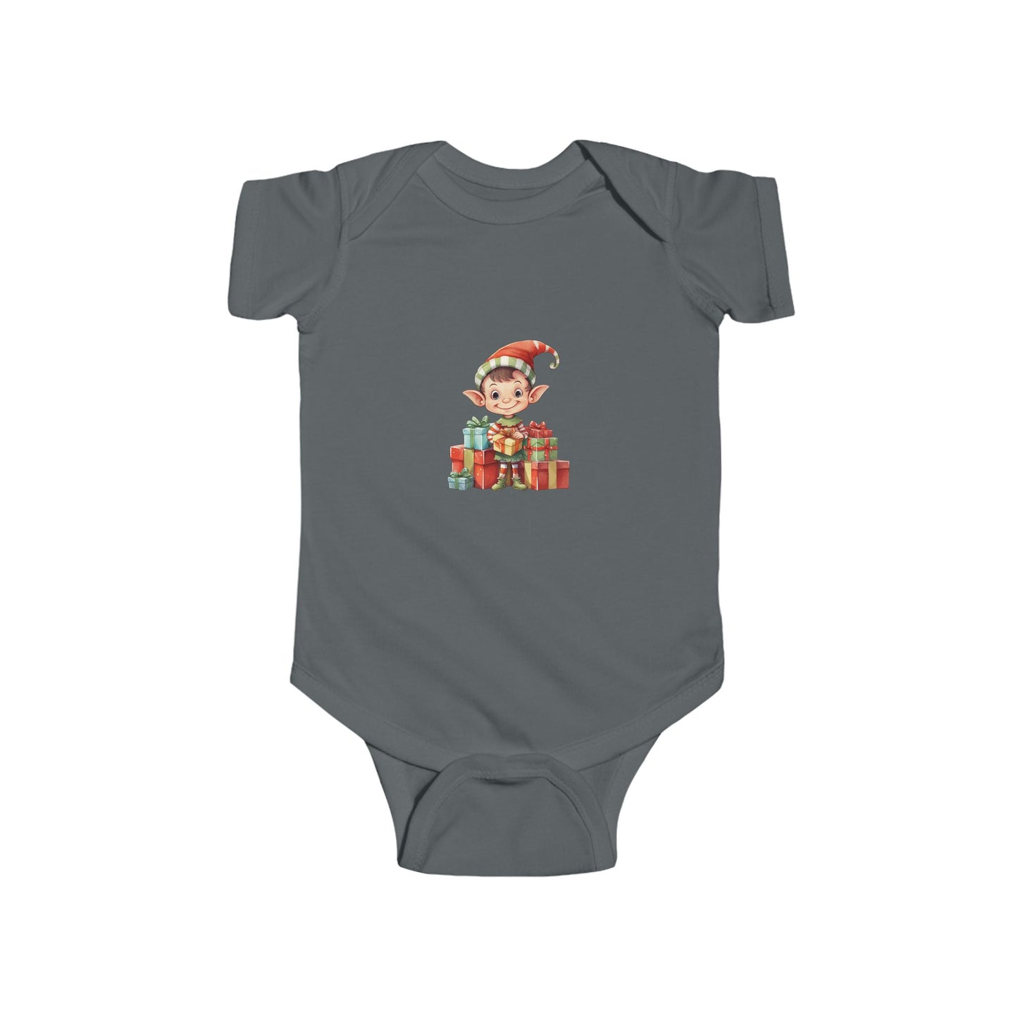 Christmas Elf Baby Bodysuit, Cute Holiday Infant Outfit, Newborn Gift, Festive Baby Apparel, Xmas Baby Clothes