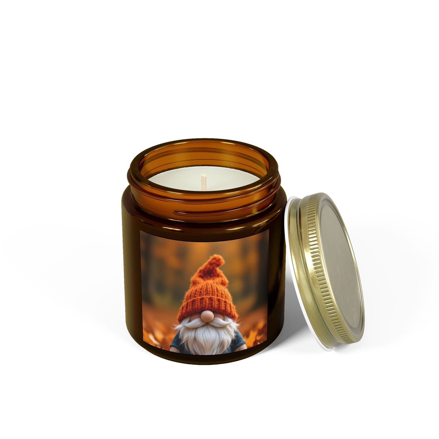 Autumn Gnome Scented Candles, Cozy Home Decor, Fall Gifts, Seasonal Aromatherapy, Relaxation, Thanksgiving Celebration