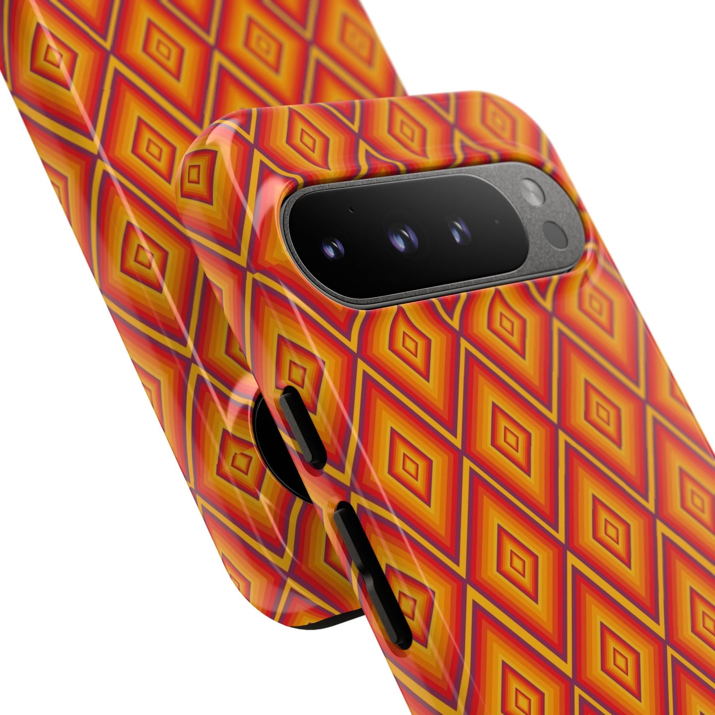Geometric Phone Case, Tough Cases for Protection, Stylish Smartphone Cover, Vibrant Patterned Phone Accessory, Unique Gift Idea, [...]