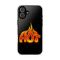 Stylish Phone Case, Hot Flames Design, Gift for Teens, Trendy Accessory, Protective Cover, Unique Phone Case