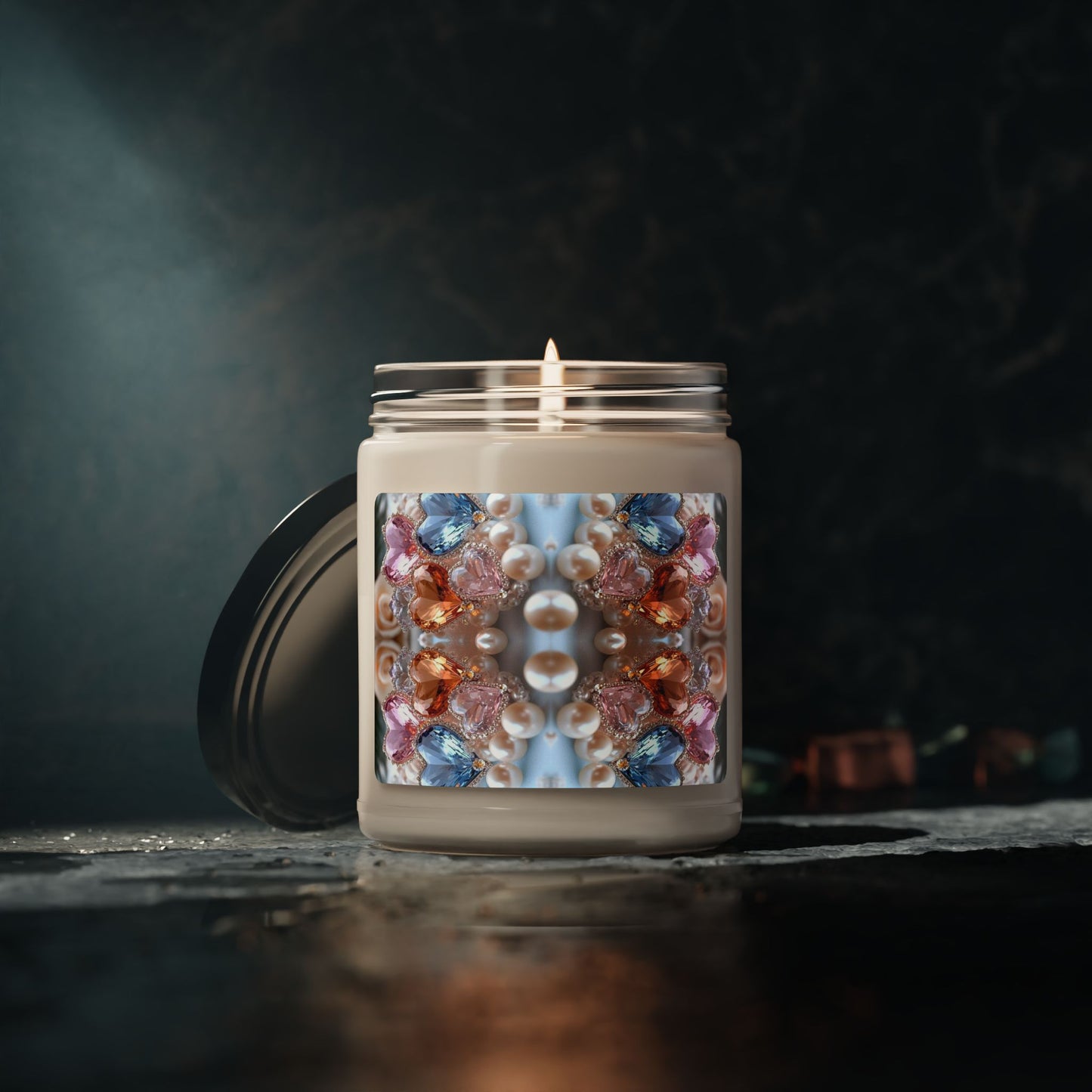 Soy Candle — Gemstone Mirror Scented Candle, 9 oz