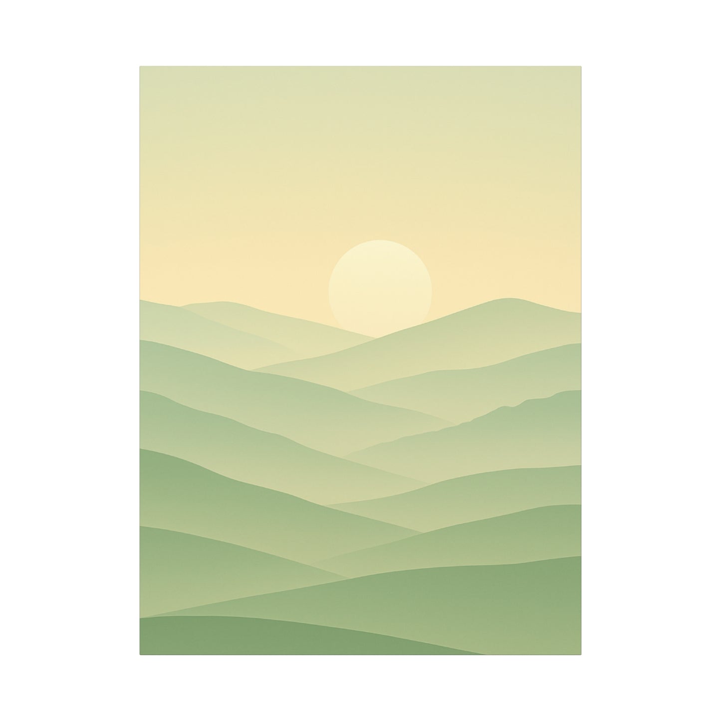 Matte Canvas, Stretched, 1.25" Sunset or Sunrise